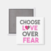 AIMANT CHOOSE LOVE FEAR (Recto/Verso)