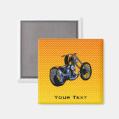 Aimant Chopper orange jaune (Recto/Verso)