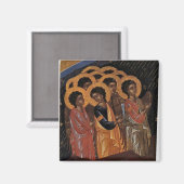 Aimant Chorale angélique de la Nativité Icône orthodoxe (Recto/Verso)