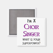 Aimant chorale chanteuse (Recto/Verso)
