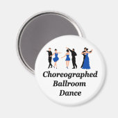 Aimant chorégraphié de salle de bal (Recto/Verso)