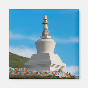 Aimant Chorten du monastère de Tagong