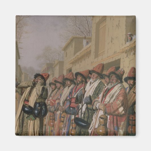 Aimant Chorus de Dervishes mendiant des aumônes à Tachken (Devant)