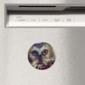 Aimant Chouette à mâchoires nordiques (In Situ (Lave-vaisselle))