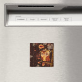 Aimant Chouette amoureuse (In Situ (Lave-vaisselle))