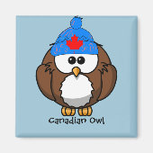 Aimant Chouette canadienne (Devant)