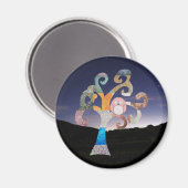 Aimant Chouette couchée (Recto/Verso)