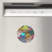 Aimant Chouette dans la couronne (In Situ (Lave-vaisselle))