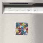 Aimant Chouette dans la couronne (In Situ (Lave-vaisselle))