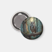 Aimant Chouette dans la Forêt Magique (Recto/Verso)