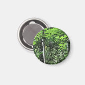 Aimant Chouette dans les arbres, Oregon (Recto/Verso)