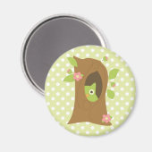 Aimant Chouette dans un arbre (Recto/Verso)