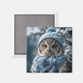 Aimant Chouette de Wonderland (Recto/Verso)