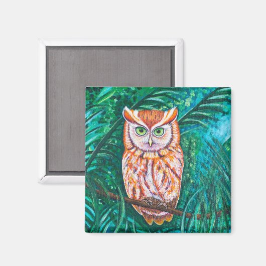 Aimant Chouette des forêts (Recto/Verso)