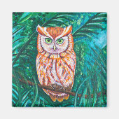 Aimant Chouette des forêts (Devant)