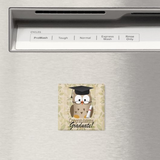 Aimant Chouette mignonne (In Situ (Lave-vaisselle))