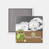 Aimant Chouette/Photo (Recto/Verso)