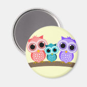 Aimant chouettes (Recto/Verso)