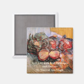 Aimant Choux rouges et oignons par Vincent van Gogh (Recto/Verso)