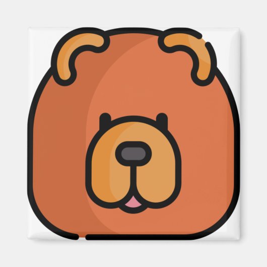 Aimant Chow Chow (Devant)