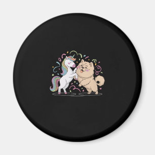 Aimant Chow Chow Avec Une Licorne Chow Chows Chien Débard