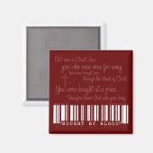 Aimant chrétien acheté par le sang (Recto/Verso)