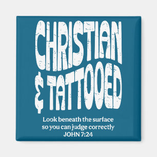 Aimant Chrétien Et Tatoué