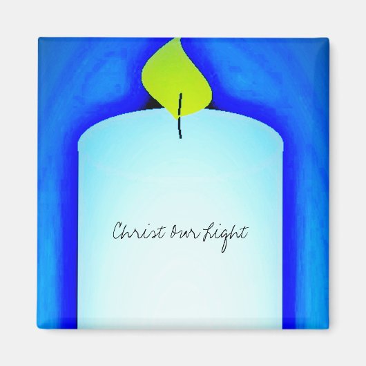 AIMANT CHRISSEZ NOTRE LUMIÈRE (Devant)