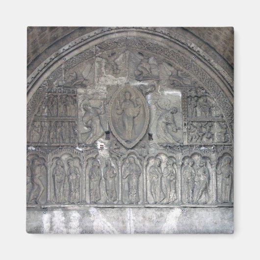Aimant Christ avec deux anges et scènes de la vie de (Devant)