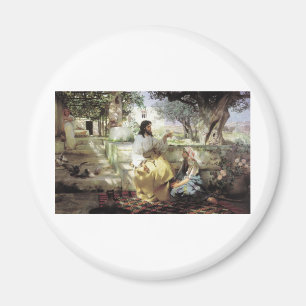 Aimant Christ avec Martha et Maria vers 1886