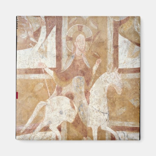 Aimant Christ dans un cheval blanc (Devant)