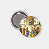 Aimant Christ Donner les clés à saint Pierre (Recto/Verso)