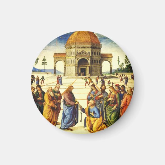 Aimant Christ Donner les clés à saint Pierre (Devant)