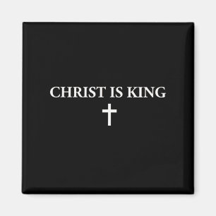 Aimant Christ est roi Croix chrétienne Religieux Jésus Ho