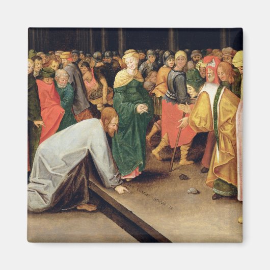 Aimant Christ et les femmes prises dans l'adultère, 1628 (Devant)