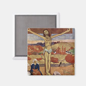 Aimant Christ Jaune par Paul Gauguin, Art Vintage (Recto/Verso)