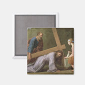 Aimant Christ portant la croix, c.1651 (Recto/Verso)