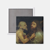 Aimant Christ porte la croix (Recto/Verso)