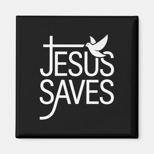 Aimant Christan Jésus économise Premium (Devant)