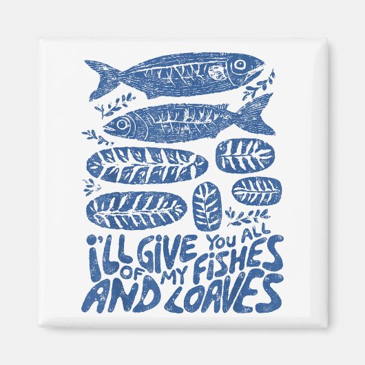 Aimant Christian 2 Fishes 5 Breads 5000 Against (Devant)