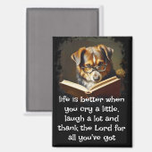 Aimant Christian Advice Fun Wise Doing Life (Recto/Verso)