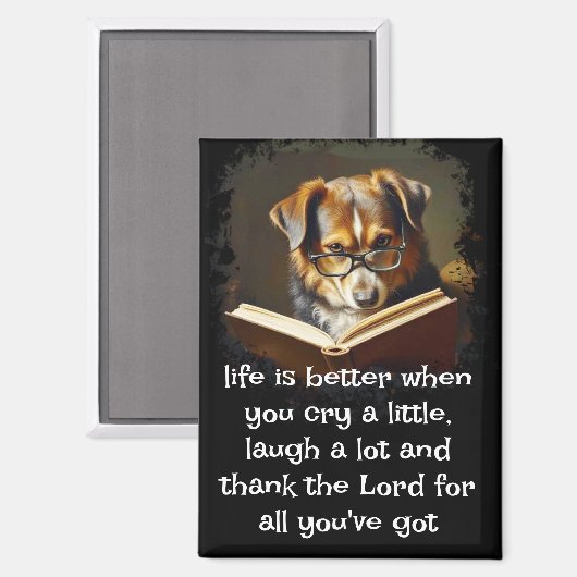 Aimant Christian Advice Fun Wise Doing Life (Recto/Verso)