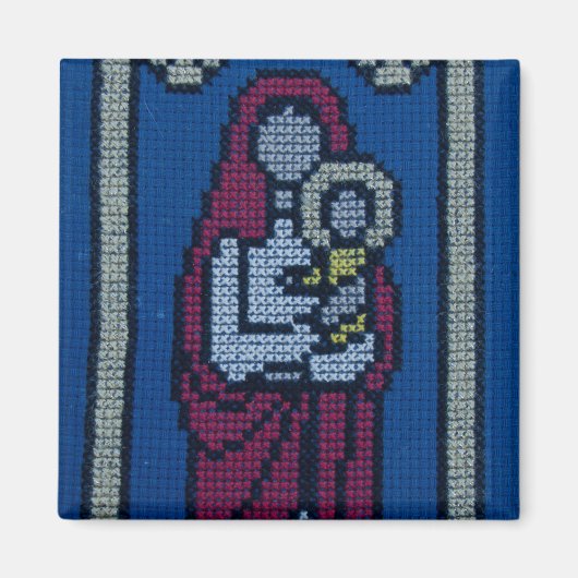 Aimant Christian embroidery (Devant)