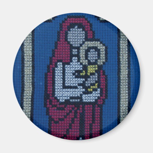 Aimant Christian embroidery (Devant)
