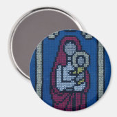 Aimant Christian embroidery (Recto/Verso)