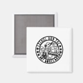 Aimant Christian Skeleton Ezekiel Et La Bible De Bande D' (Recto/Verso)