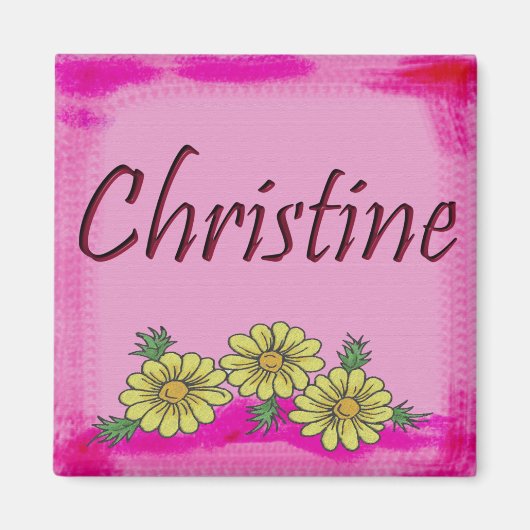 Aimant Christine Daisy Christine (Devant)