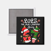 Aimant Christmas 2025 The Year I Barely Survived Six Seve (Recto/Verso)