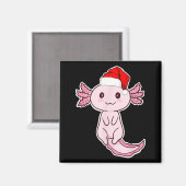 Aimant Christmas Axolotl  (Recto/Verso)