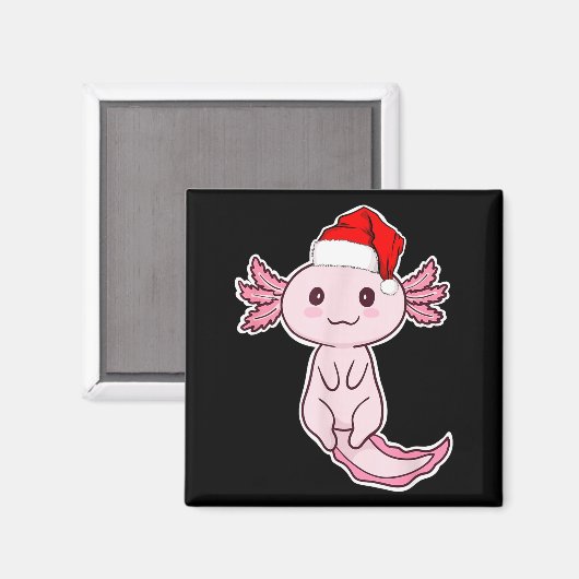 Aimant Christmas Axolotl  (Recto/Verso)